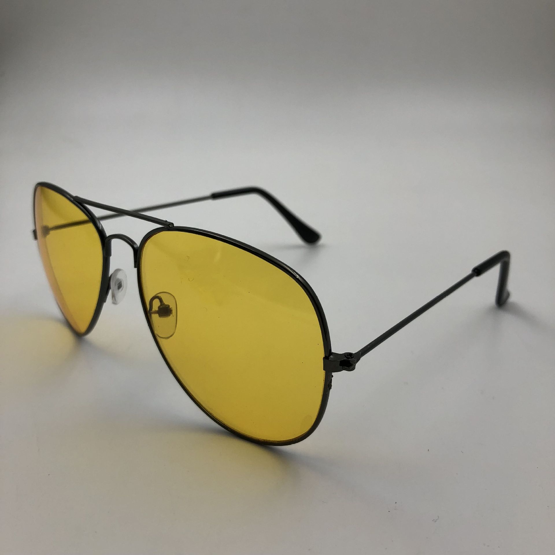 飞行员款夜视镜3026 经典金属框蛤蟆镜3025黄片男女士司机驾驶镜