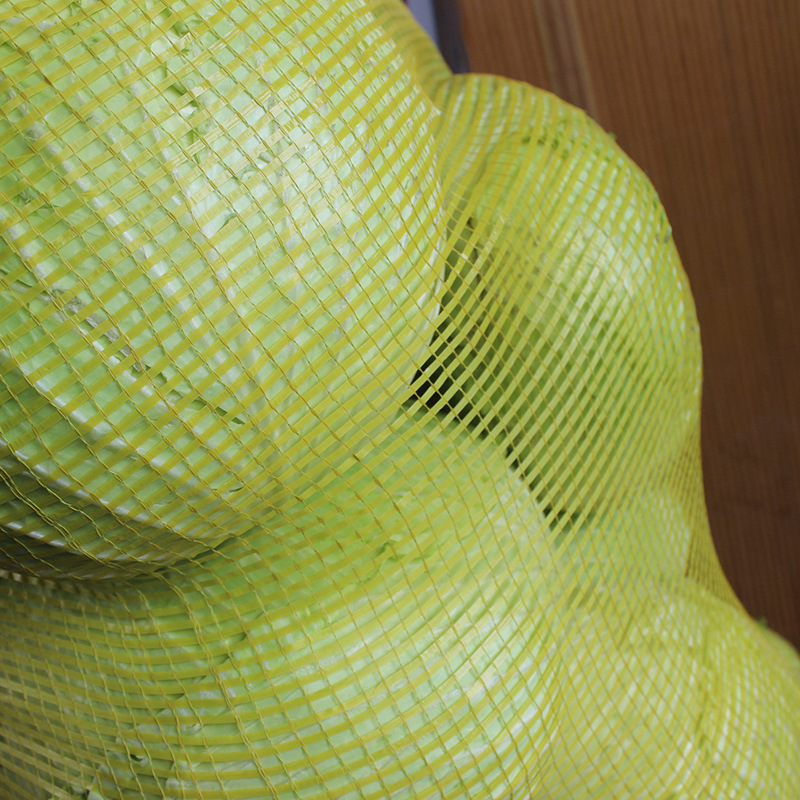 塑料网袋生产厂家 蔬菜专用网眼袋圆扁丝橙色绿色编织袋工厂批发