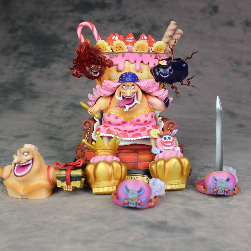 海贼/航海王 四皇共鸣 big mom 夏洛特 玲玲 妈妈 大妈手办模型