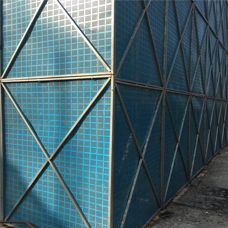 批发焊框冲孔网片 喷塑爬架网 盖楼爬架网 爬架防护板