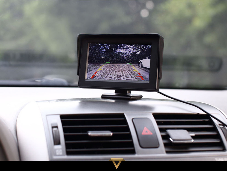 3寸台式车载显示器货车高清数字倒车影像dvd液晶小显示屏
