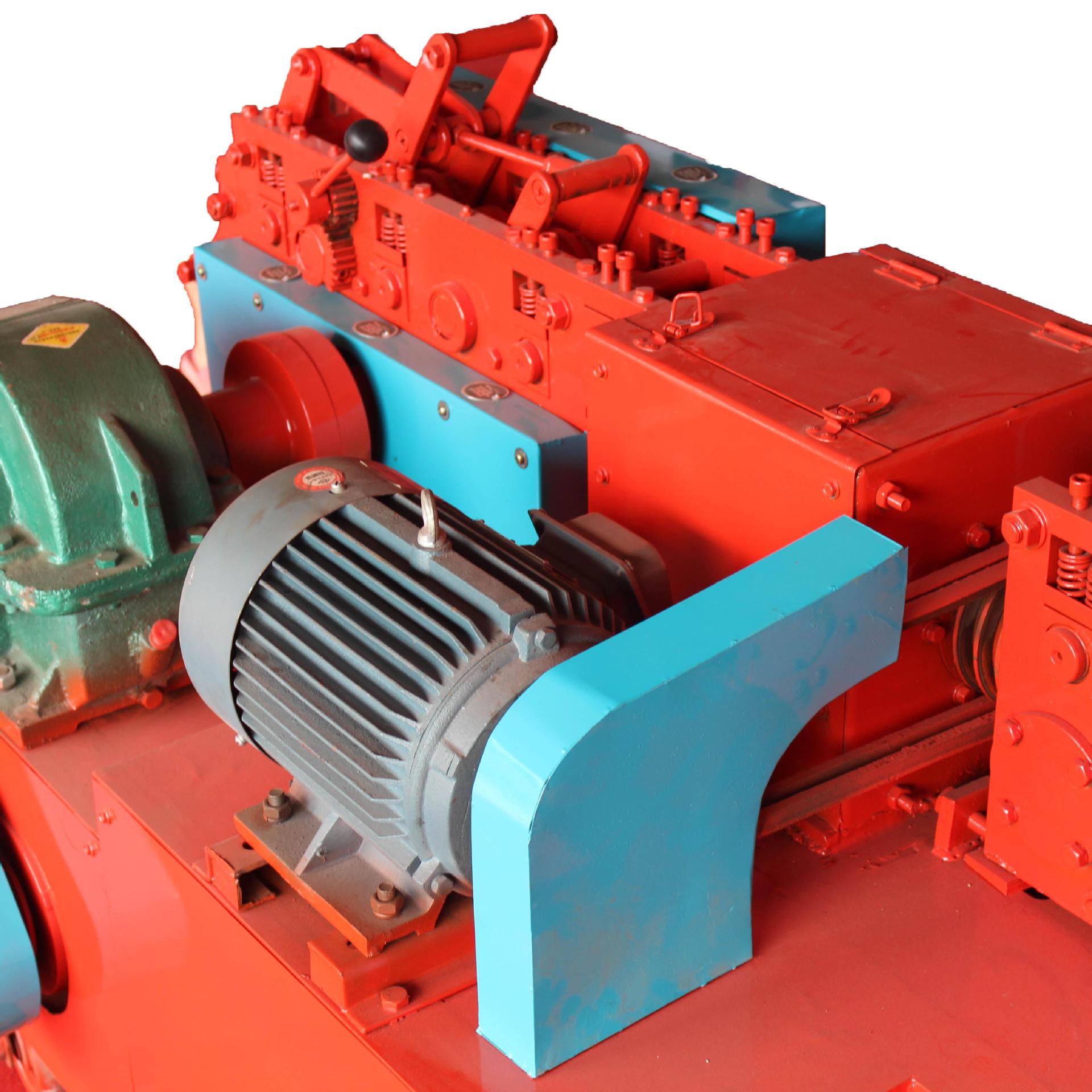 钢管调直脚手架钢管调直除锈喷漆一体机双曲线大棚蔬菜钢管调直机