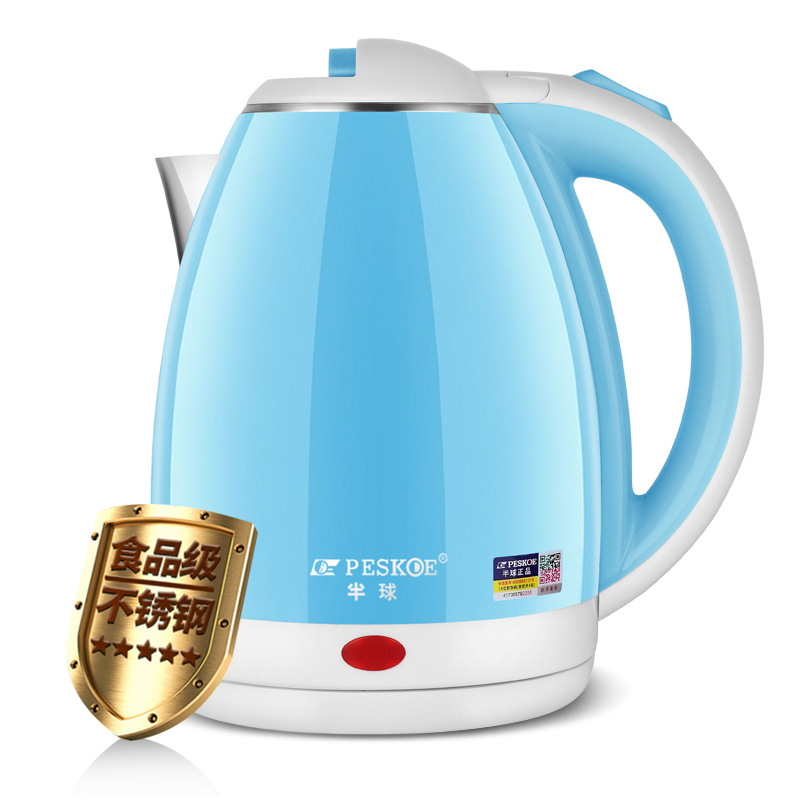 Kettle Stainless Steel Electric Kettle Glass Kettle Wholesale Plastic-Coated Electric Kettle Color Kettle Anti-Scald