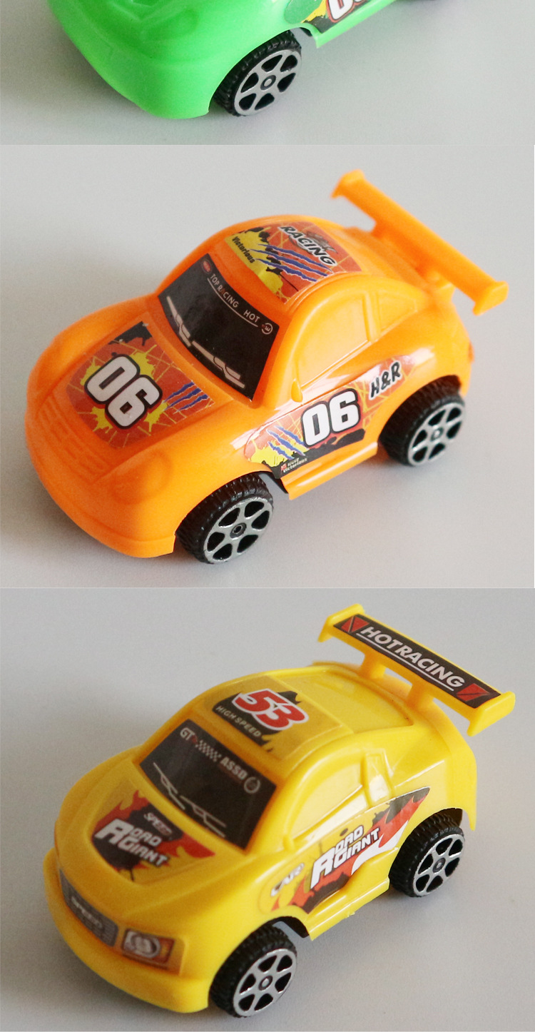 q版回力车玩具套装儿童迷你小汽车模型男孩惯性礼品赠品益智玩具