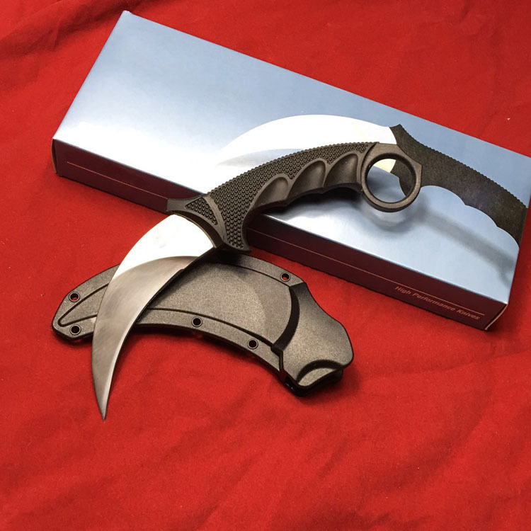 冷钢虎爪户外刀具高硬度锋利爪刀荒野求生防身随身野外小刀爪子刀