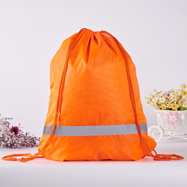 现货210d涤纶束口袋抽绳背包袋 防水尼龙抽绳背包可logo-阿里巴巴