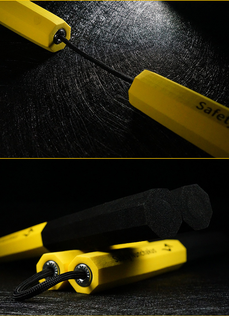 黄黑色成年型- 单棍长29厘米,绳长13厘米, 外形:八角,棍子直径2.8-3.