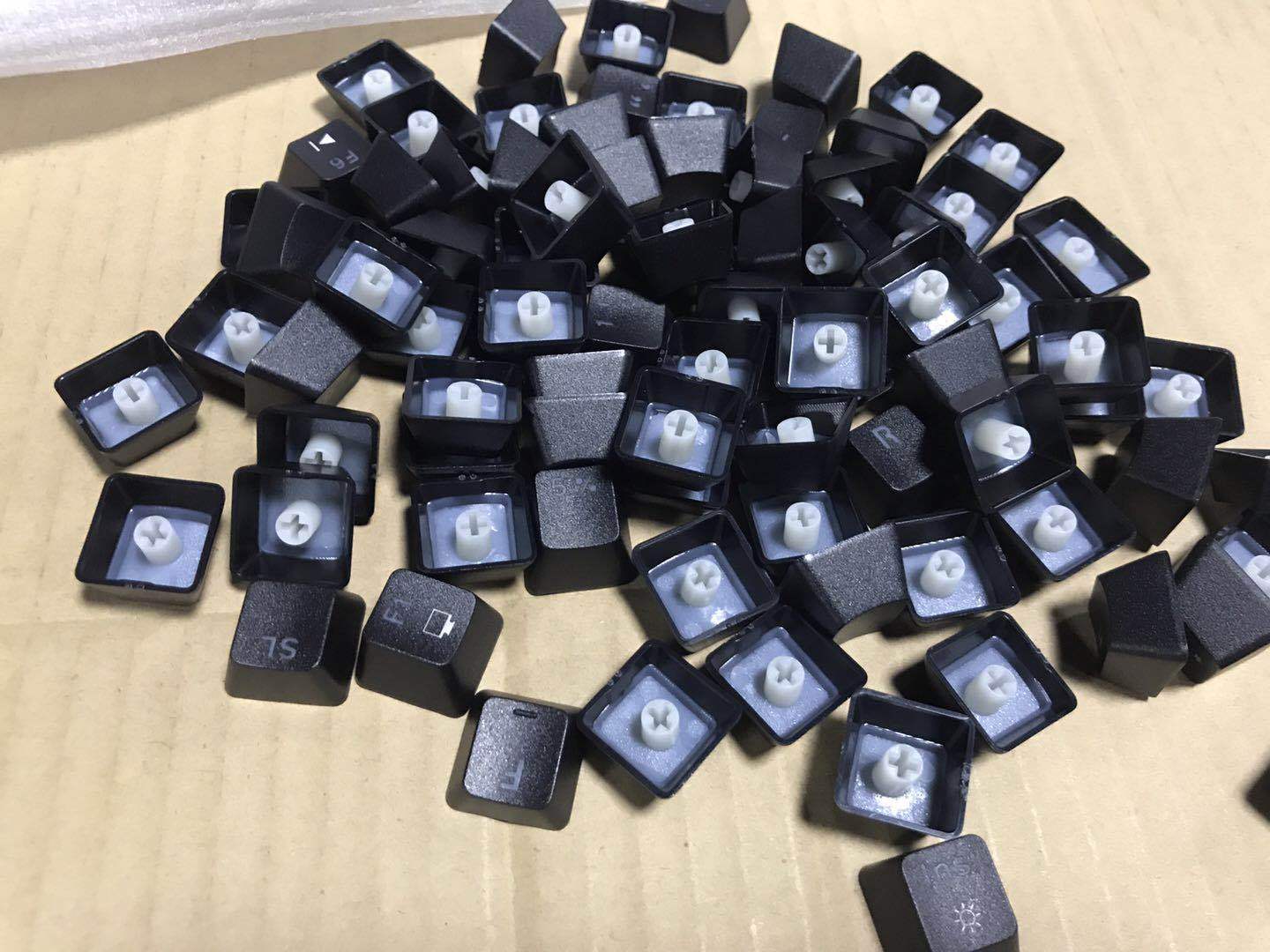 abs双色注塑透光机械键帽104键/87键彩虹键帽不掉色oem高通用键帽