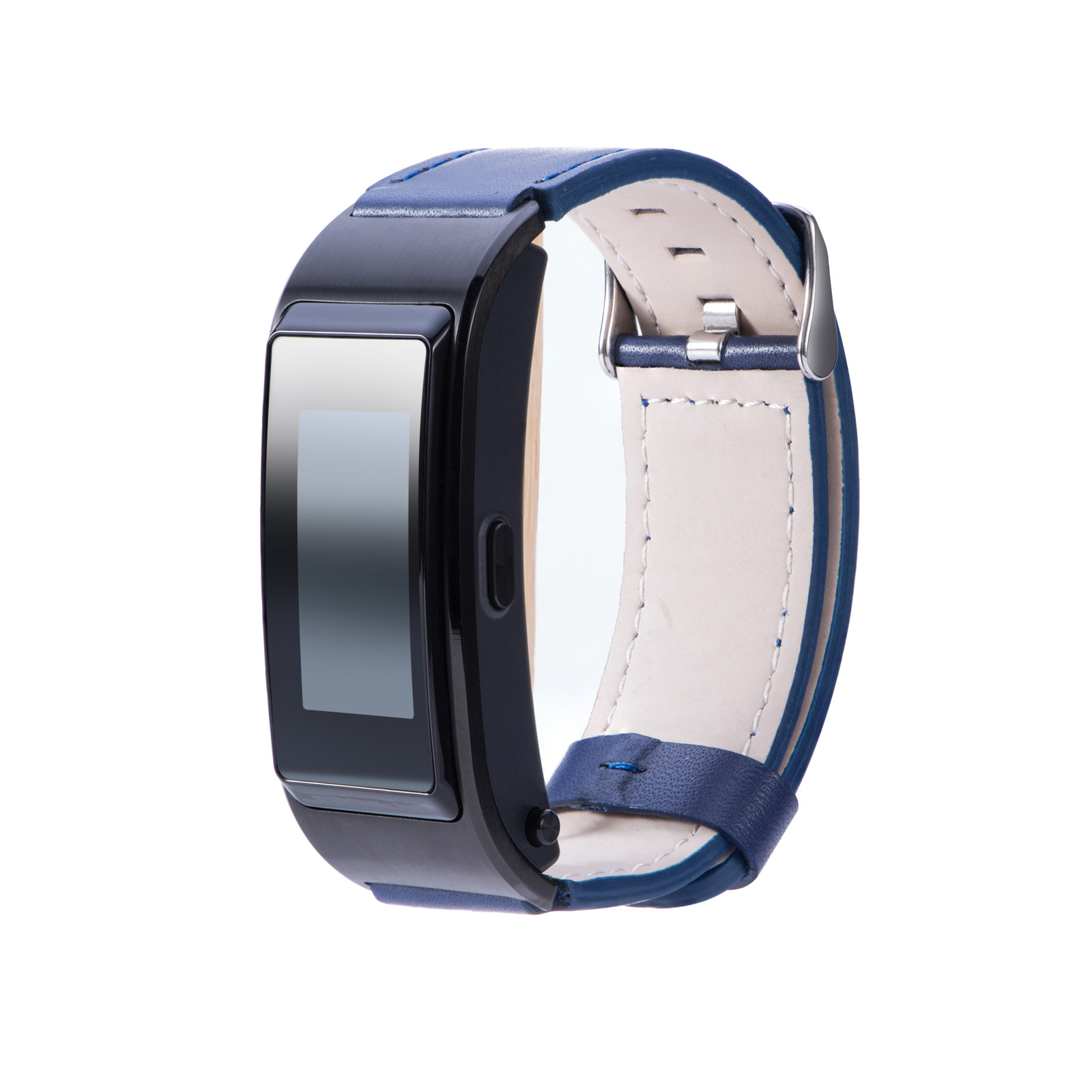 华为b5智能手环硅胶运动表带18mm不锈钢米兰表带 真皮腕带