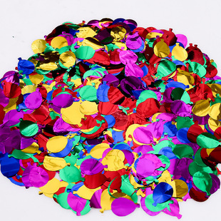 厂家批发礼花礼炮造型彩色填充物 气球礼花炮填充物 精品礼炮内容