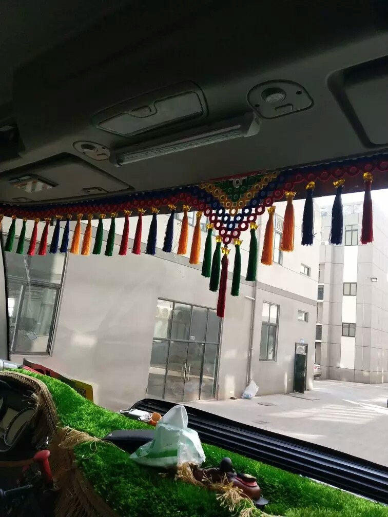 大货车前挡风玻璃穗挂穗货车内饰品j6欧曼东风车挂装饰用品流苏