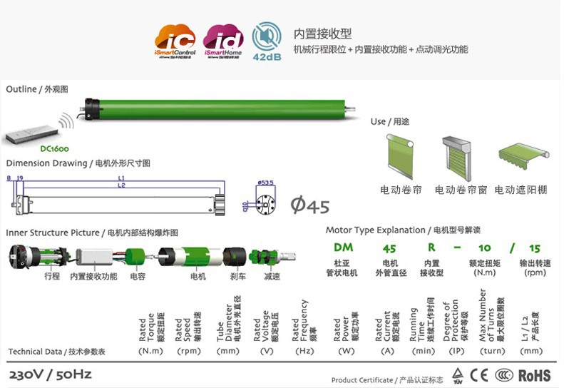 管状电机原理图片