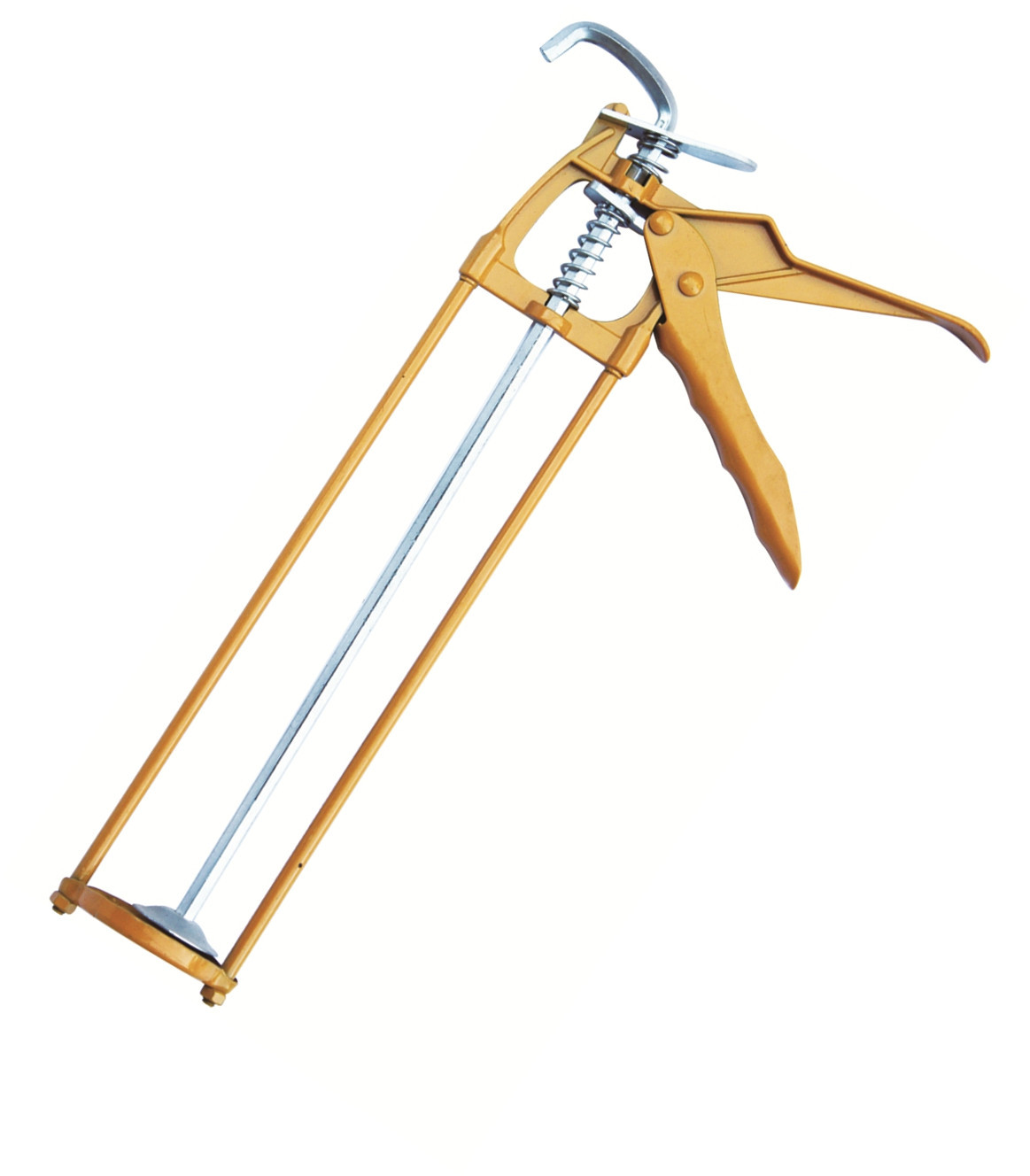 厂家直销黄双柱胶枪 小双柱 硅胶枪 玻璃胶枪 打胶枪 双条胶枪