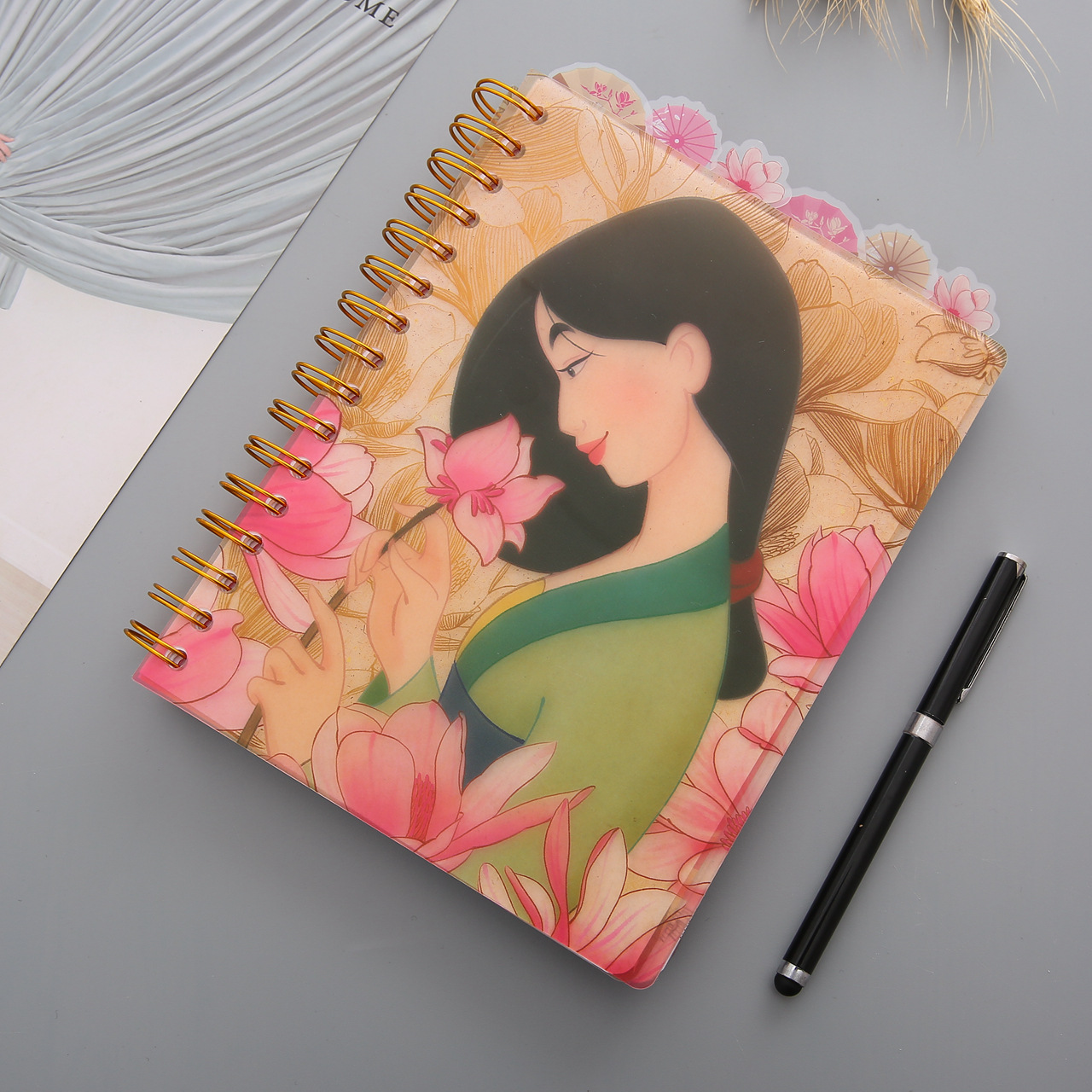 pp插页透明磨砂pp线圈本简约手帐本子横线空白手账本定做