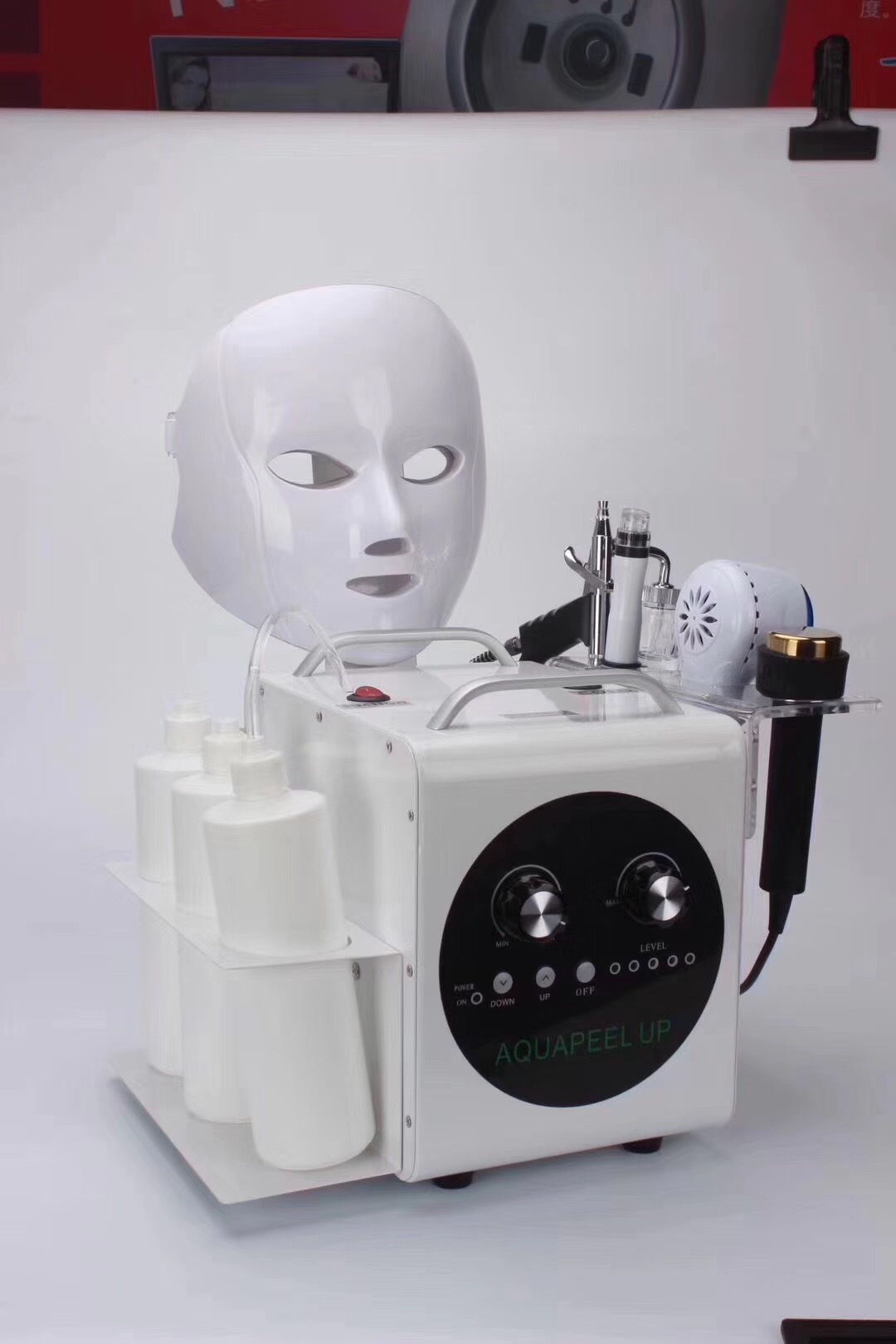 小气泡美容仪水氧嫩肤 韩式五代五头小气泡 带面具皮肤清洁仪