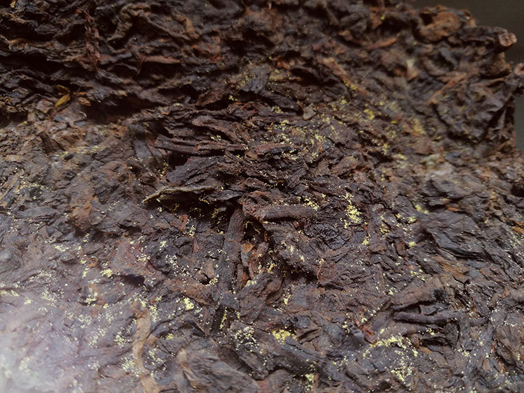 郭少华珍藏品九十年代初期普洱茶金花砖 500g/块老熟砖茶一件代发