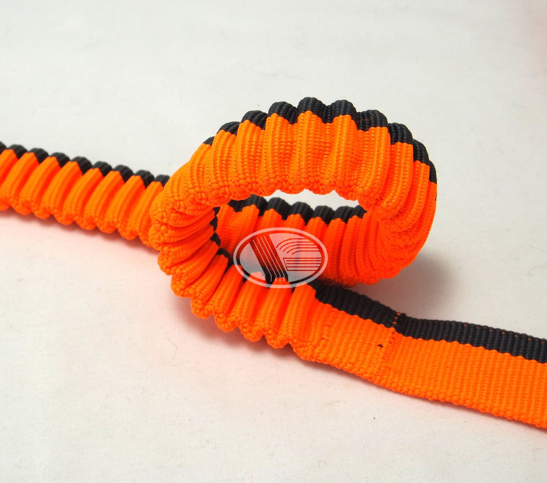 25mm蹦极缓冲安全带 缓冲宠物牵引绳 褶皱伸缩带 缓冲弹力织带