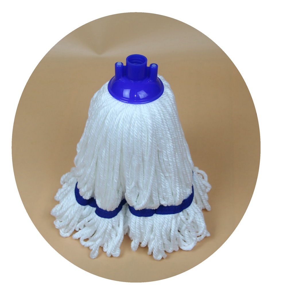 美式意大利式希腊式圆头超细纤维拖把头 塑料头地拖头 圆形墩布头