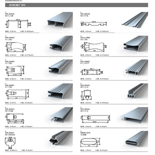 全铝家居铝型材 铝合金衣柜移门铝材 衣柜推拉门型材整体衣柜铝材
