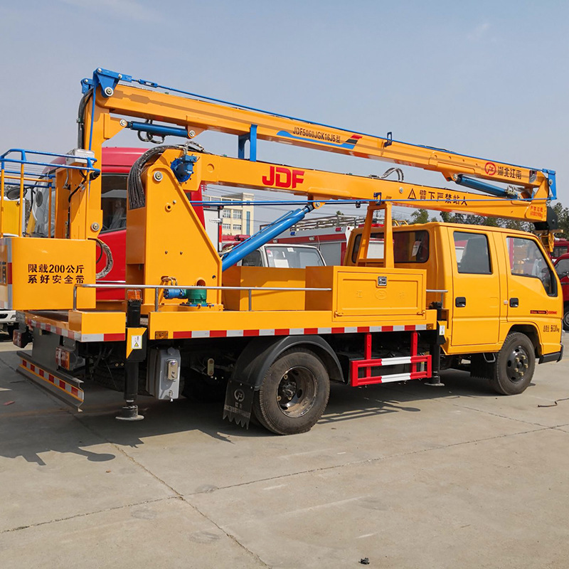 销售五十铃30米蓝牌直臂式高空作业车厂家