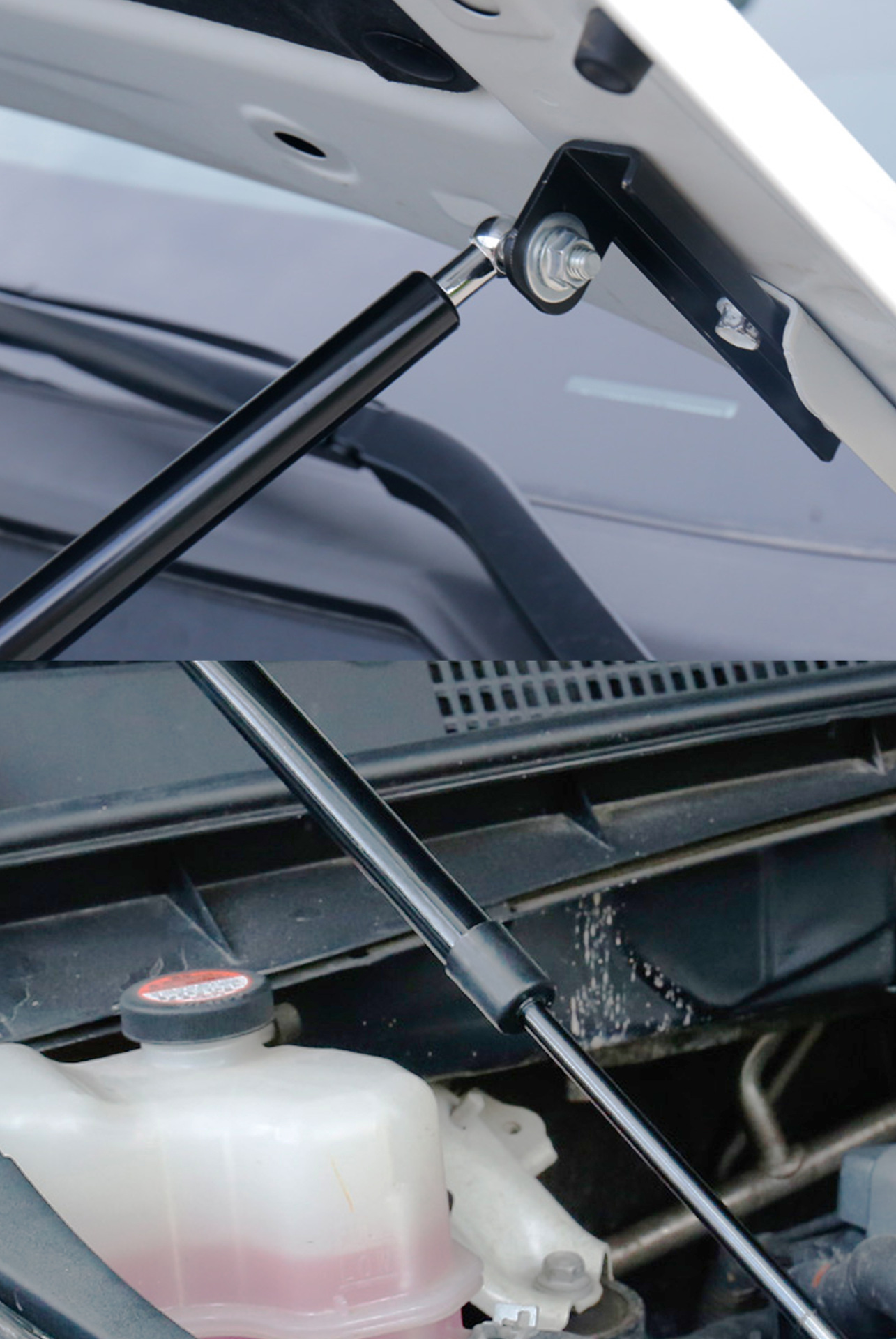 16款汉兰达改装引擎盖液压杆 机盖气撑杆 气动杆 前盖气弹簧 新款