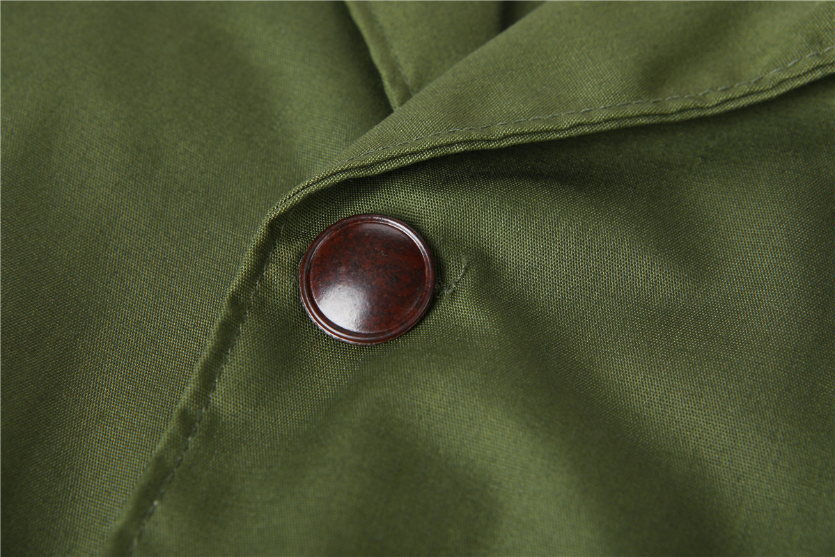 65式军装 老式军绿迷彩服套装 红卫兵五角星演出服 老式军干服