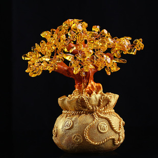 招财树工艺品柜