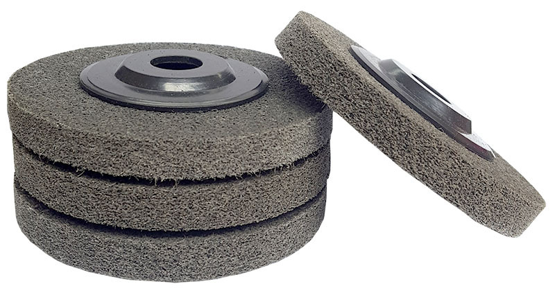 新丝路高硬度尼龙轮 抛光轮 拉丝轮 纤维抛光轮 砂轮机轮100型 9p