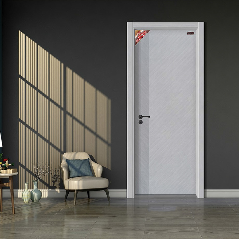 嘉尊拼装木门系列pur封边防水隔音实木门室内房间门可定制