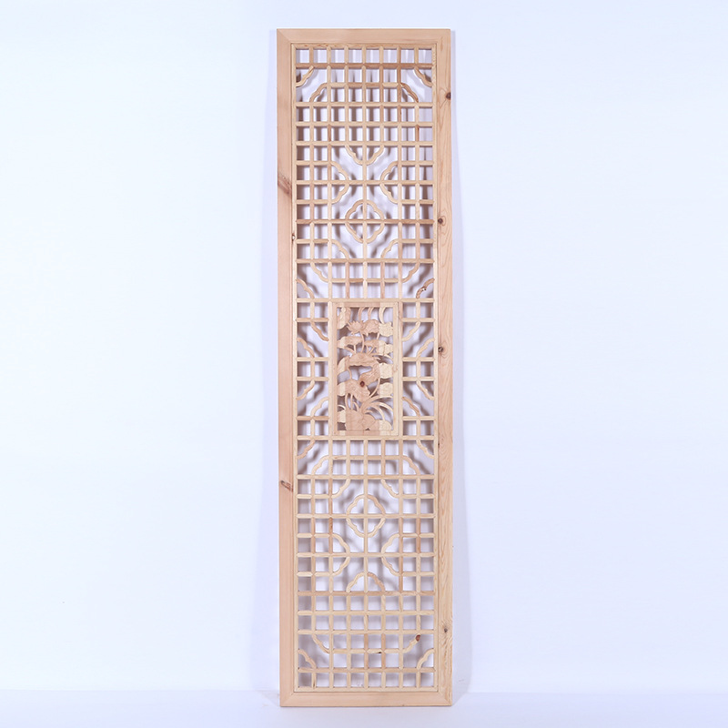 木雕花折叠屏风