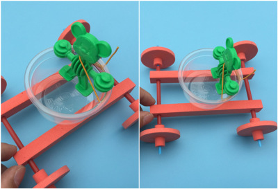 物体坐车的惯性幼儿园儿童diy益智科学探索小实验科教玩具教材