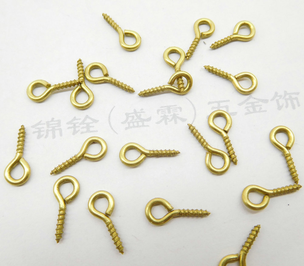 铜质洋眼钉尖头羊眼钉螺丝钉diy饰品配件