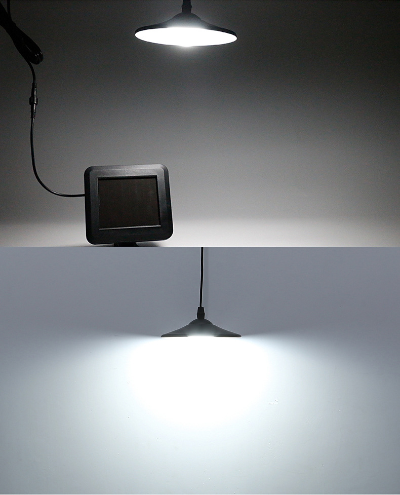 跨境书房不锈钢吊灯 拉绳太阳能投光灯 室内应急灯走廊照明庭院灯