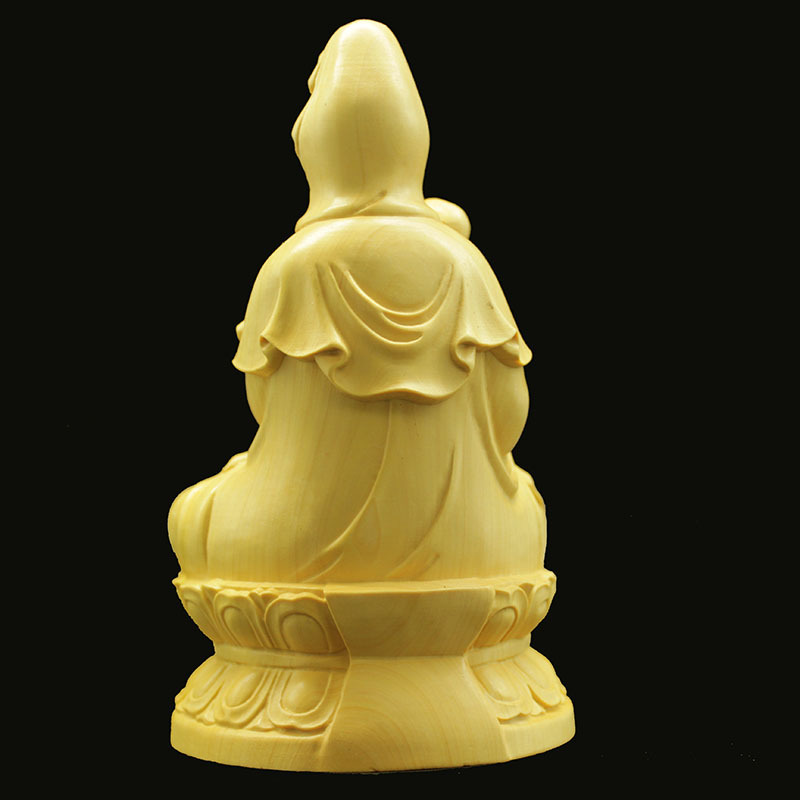 观音背面图《法华经》中说:"若有女人设欲求男,礼拜供养观世音菩萨,便