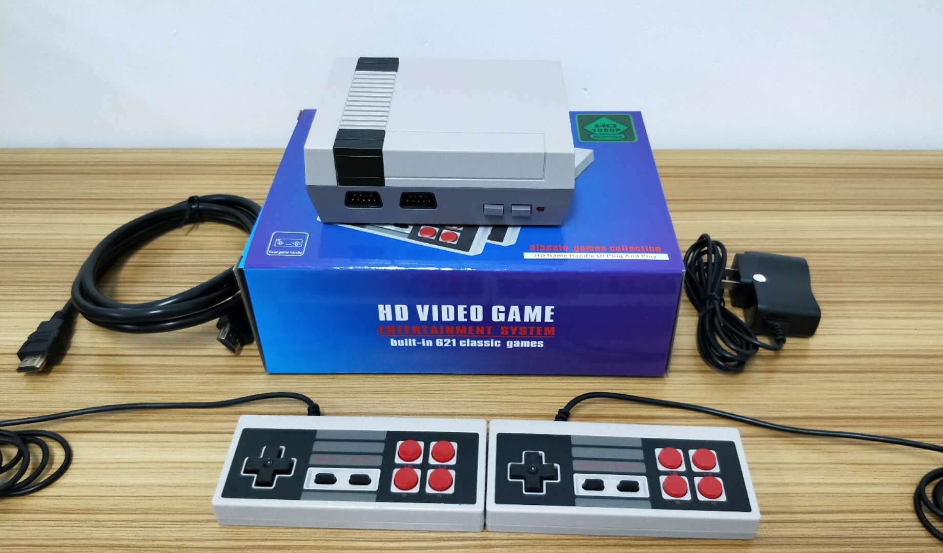 迷你nes高清电视游戏机 hdmi迷你经典fc红白机内置621款游戏新款