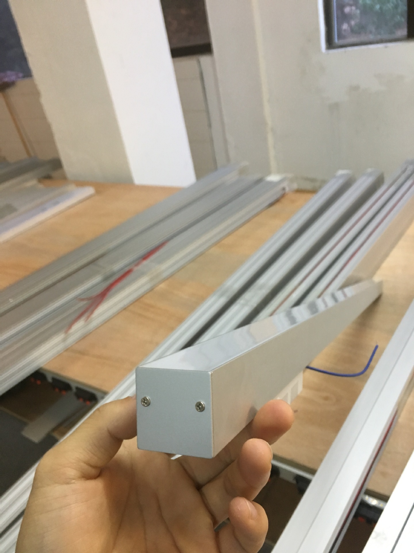 40宽方通灯办公室超市收银台led长条灯铝方通吊顶专用可定做长度