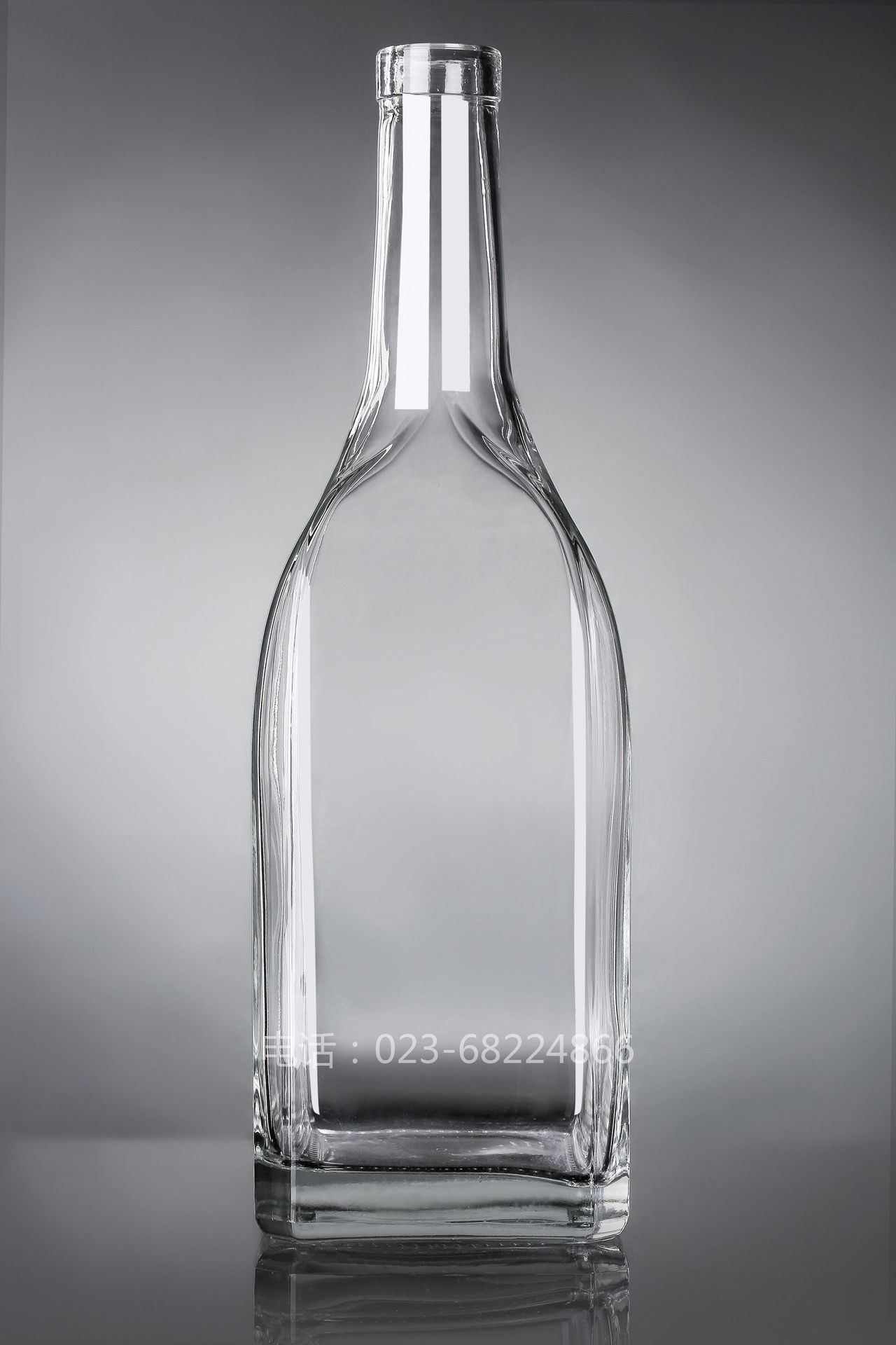 HJ-Y004白兰地酒瓶 /玻璃洋酒瓶/威士忌酒瓶/3000ML玻璃酒瓶