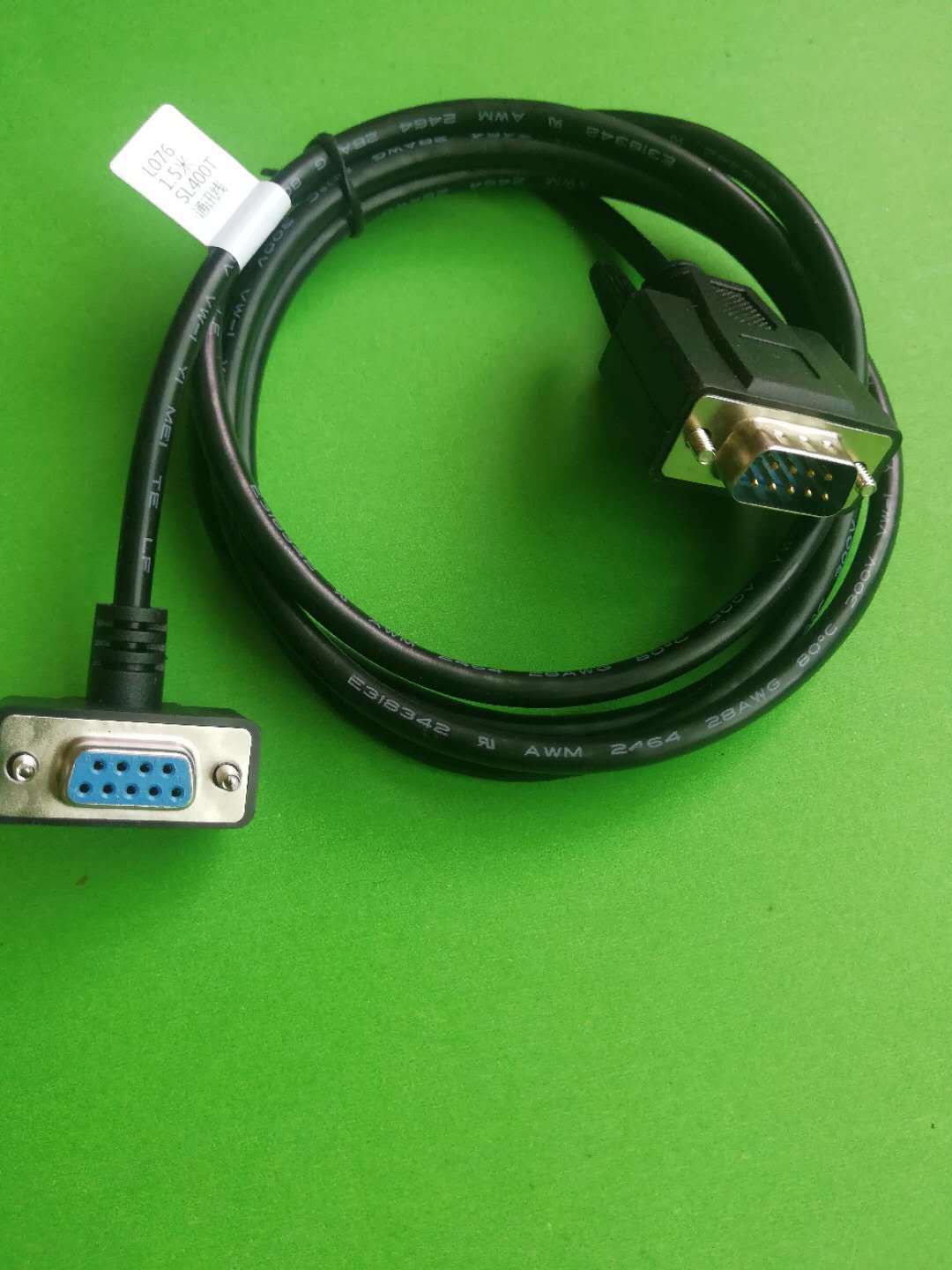 连接线9p公转母90度rs232串口线窜口线9芯db9插头定做-阿里巴巴