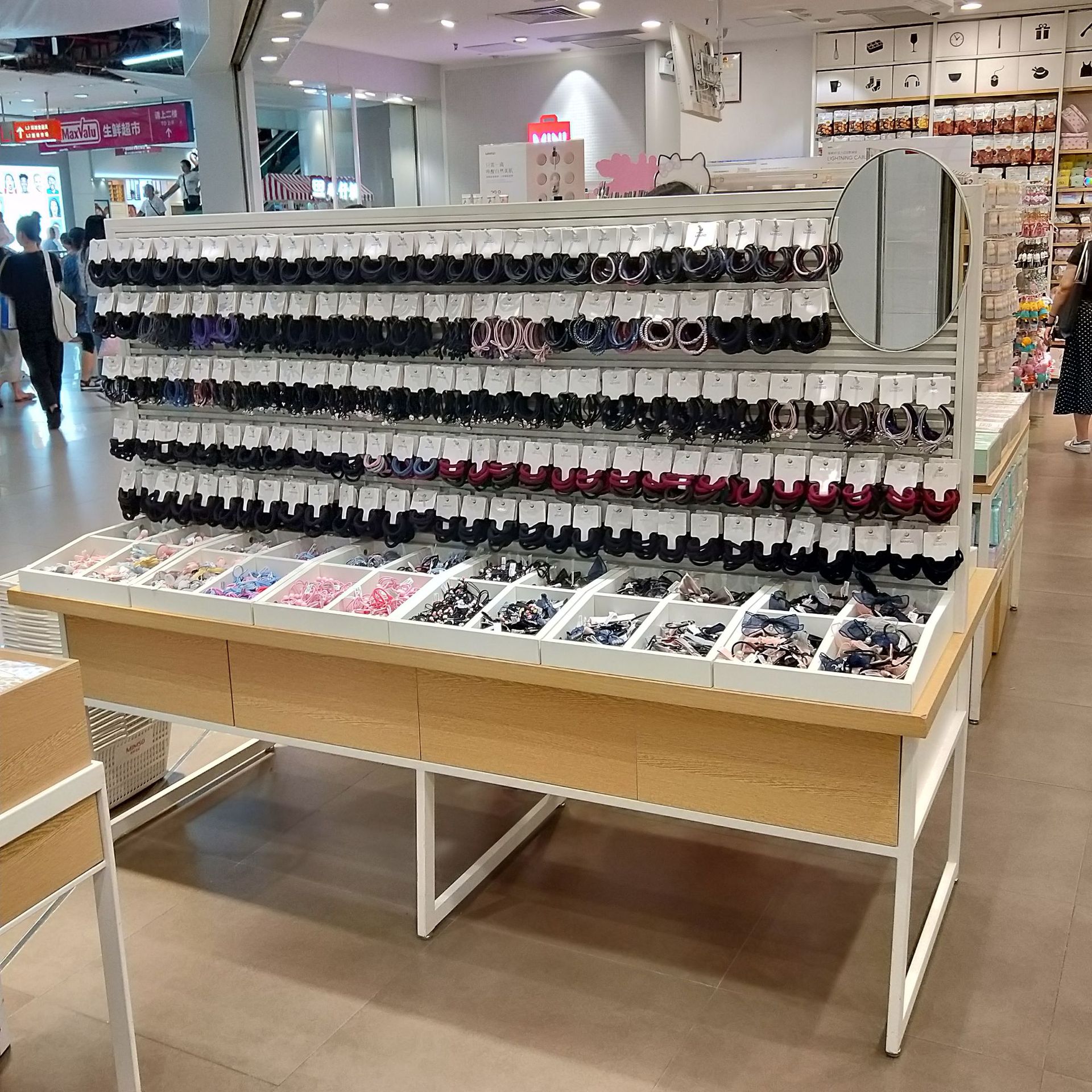 厂家批发优品店饰品展示架中岛货架 潮品饰品店货架耳环柜