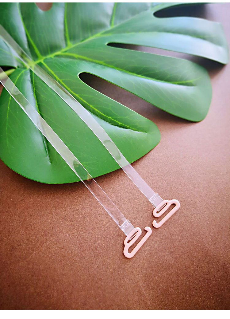 隐形肩带透明防滑内衣带透明肩带宽钩调整型内衣肩带一字领厂家