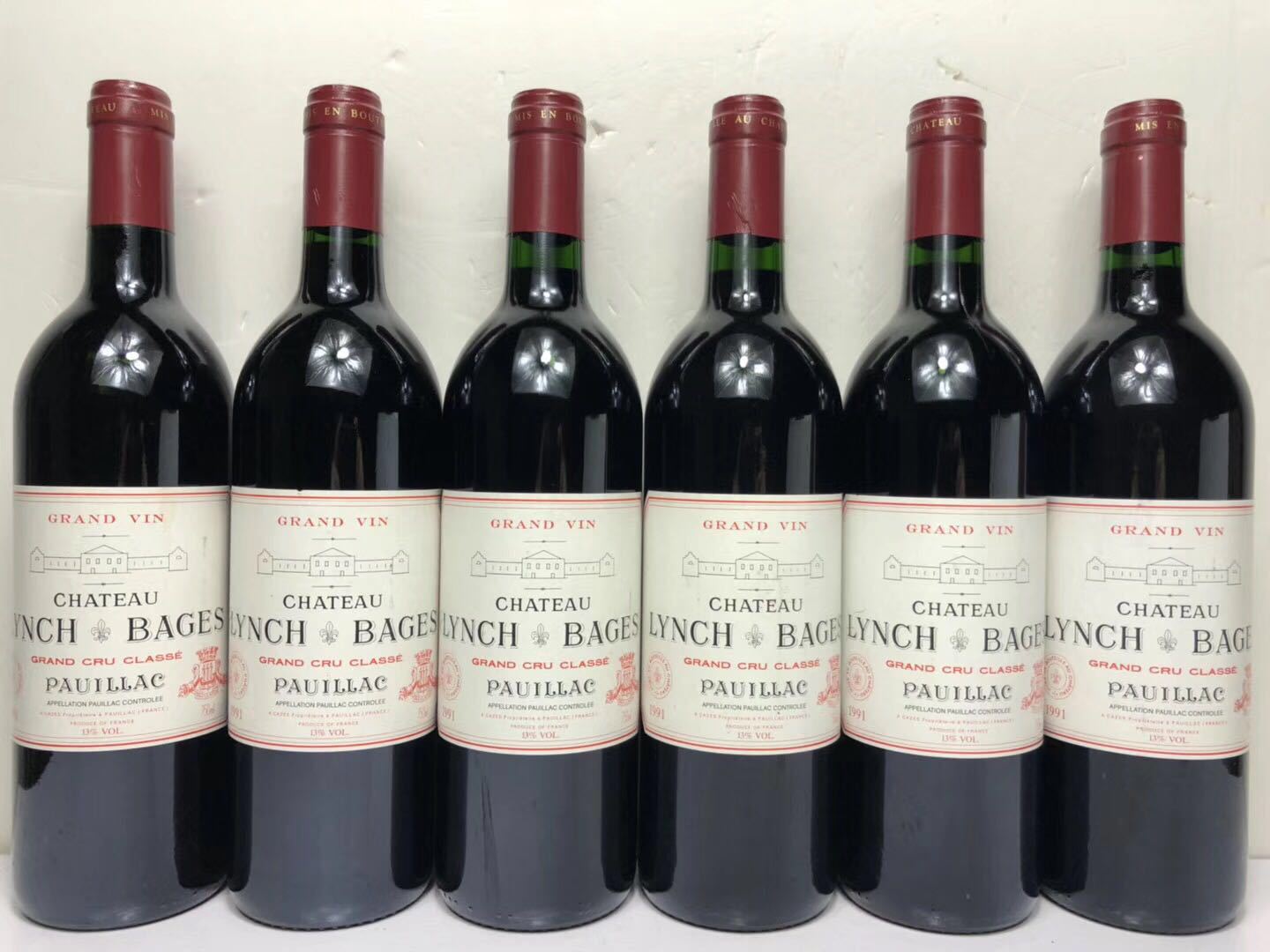 1991年靓次伯酒庄红酒chateau lynch bages林卓贝斯