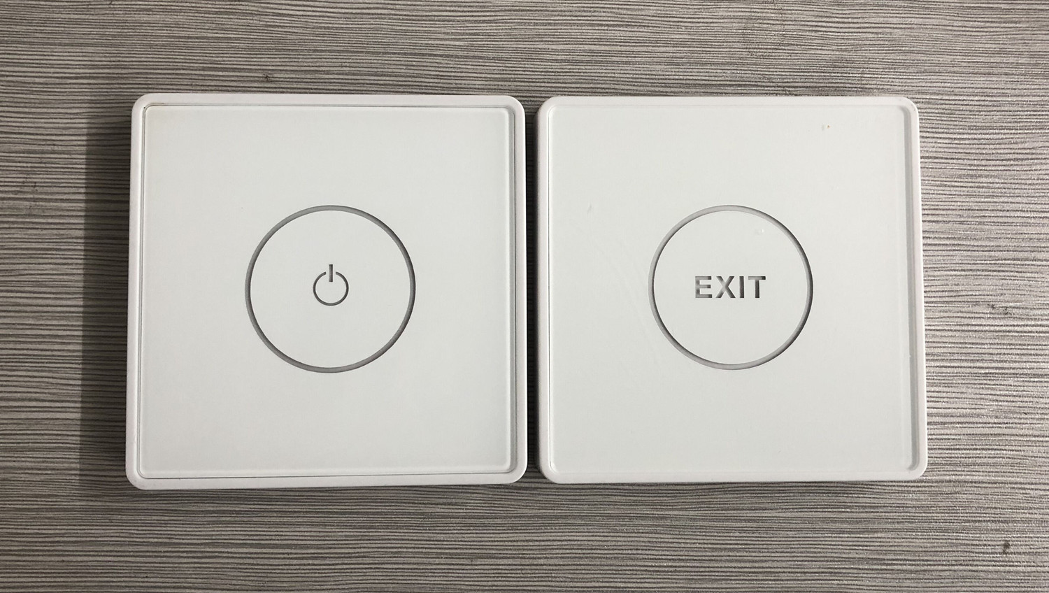 新款 超 薄款明装黑色触摸式门禁出门开关白色触摸感应开门按钮