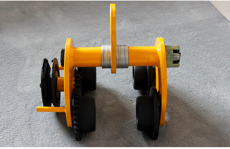 手推手拉跑车手动单轨小车工字钢滑车1t手拉起重葫芦跑车厂家直销