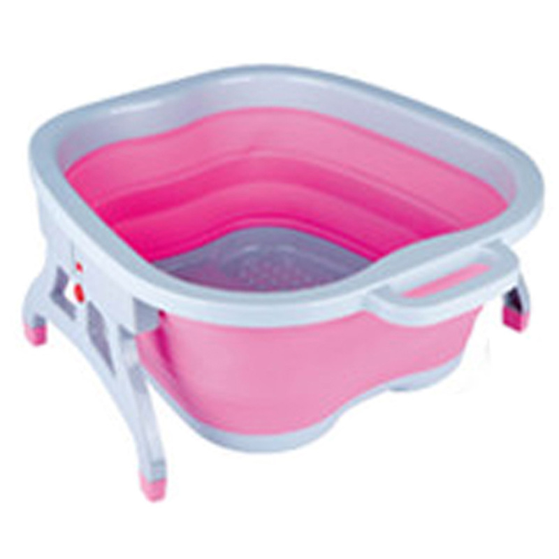 Color Box Packaging Foldable Feet-Washing Basin Foot Bath Barrel Plastic Foot Massage Bucket Portable Adult Home Use Foot Bath Tub