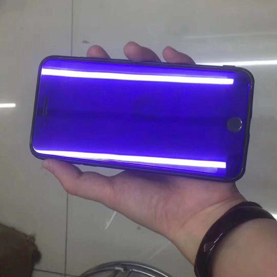 oppo 高铝 全胶 满版透明紫光 r17 a7x r15 a57 全屏紫光裸片