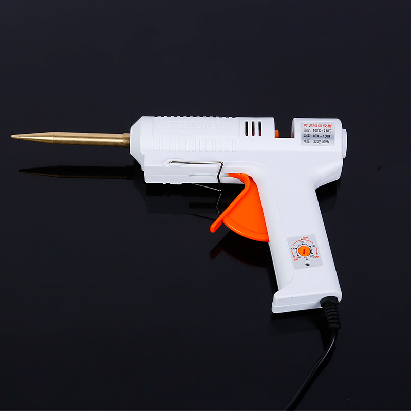 厂家直销加长热熔胶枪 家用自动调温胶枪 发光字长嘴胶枪批发