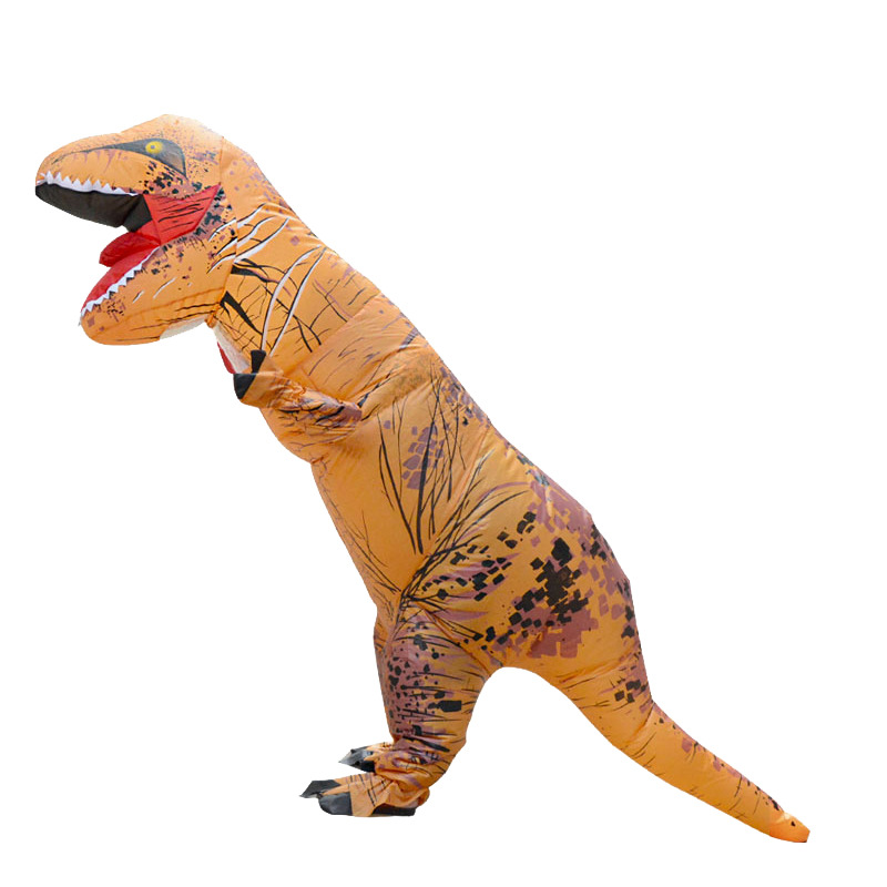 亚马逊充气恐龙服可定制霸王龙暴龙充气相扑服万圣节服装一件代发