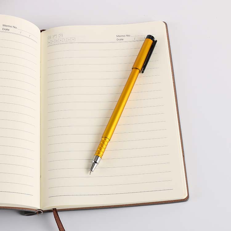 软皮a5商务高档复古皮面记事本带笔办公文具本子创意笔记本可定制