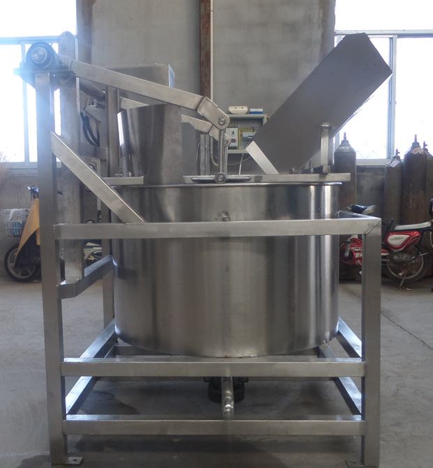 小型油炸小酥鱼/小鱼仔脱油机 全自动下出料式油炸食品甩油机器