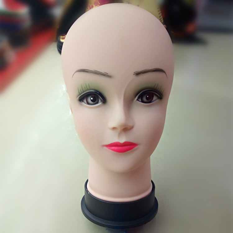 假发头模扎插针模特头假头模优质软胶填充头帽子眼镜口罩展示道具